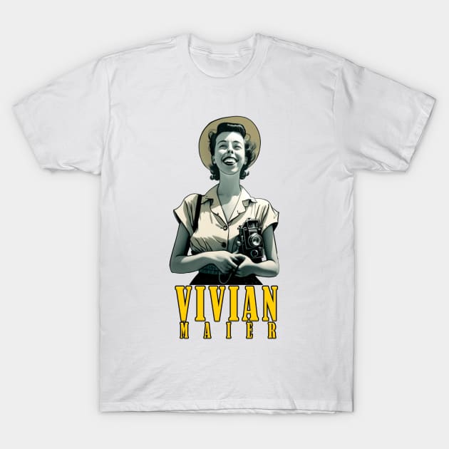 Capturing Life's Hidden Moments: The Street Photography of Vivian Maier T-Shirt by Color-Lab